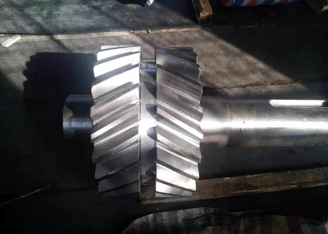 Customized Transmission Gears Forging Steel Double Helical Gear Shaft