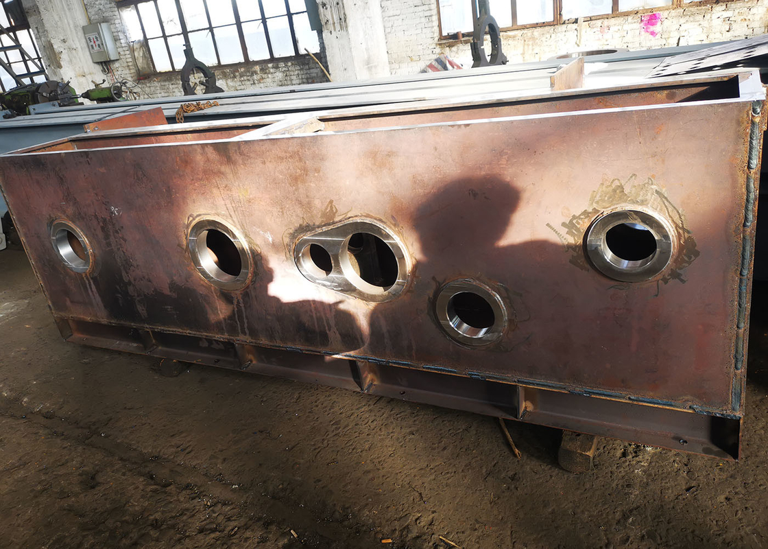 Custom Welding Gear Box Housing Of Wire Drawing Machine 260 HB