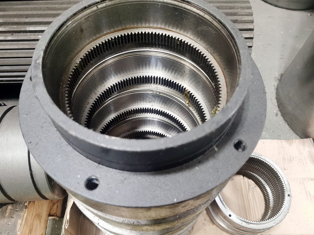 Internal Spur Transmission Gears Forged AISI 4140 Gear Shaping