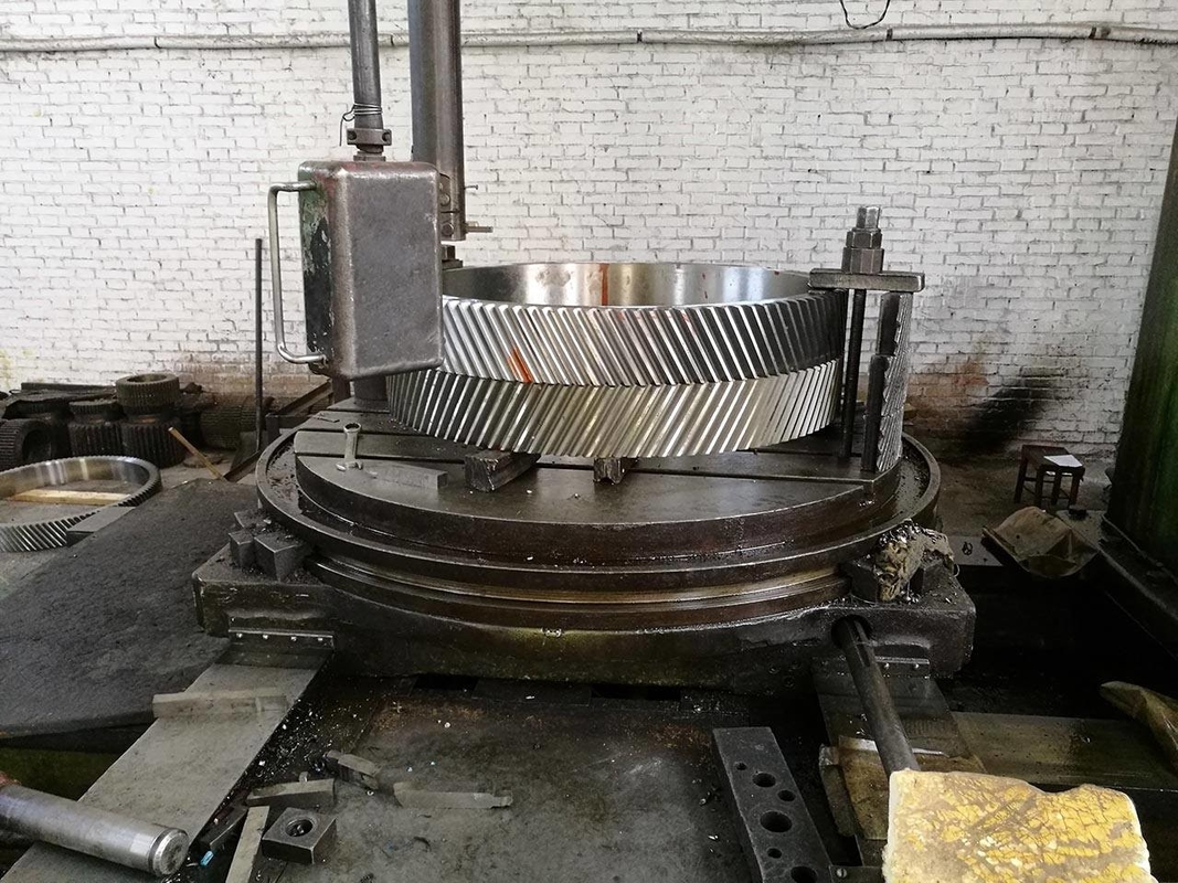 Face Width Depends On Size Herringbone Gears With Teeth Width Of 55 And Inner Type Taper Hole