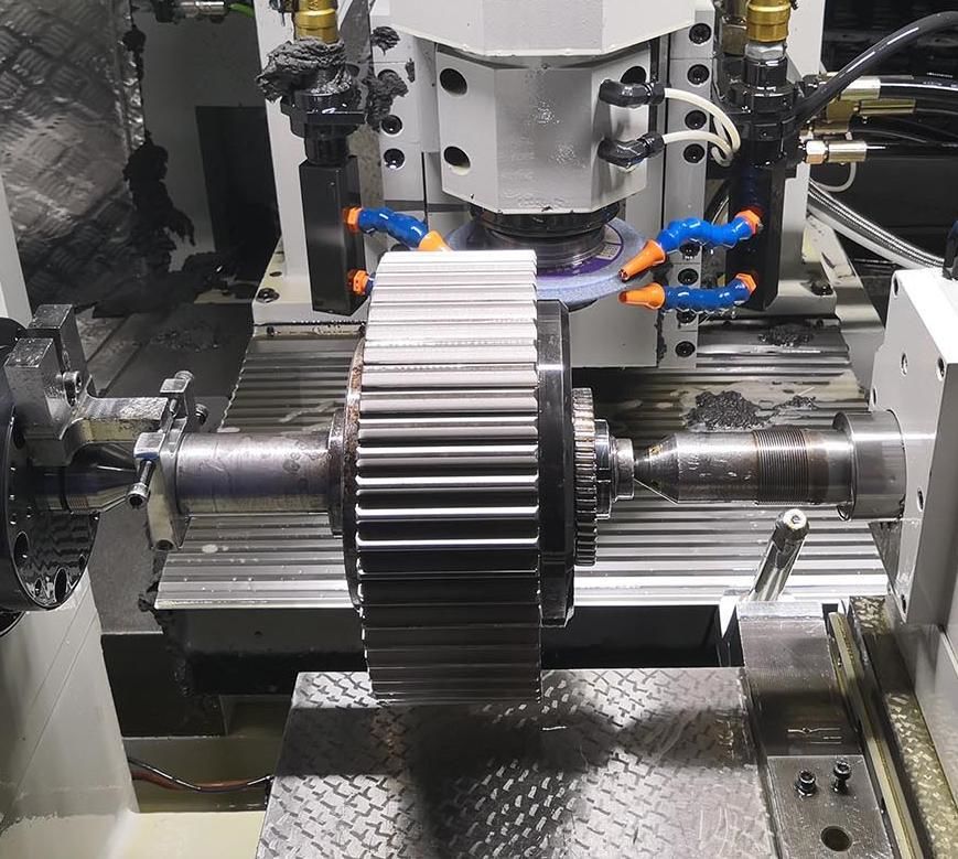 Custom Pressure Angle and Lead Angle Optimised Transmission Gear Shaft for Energy Efficiency