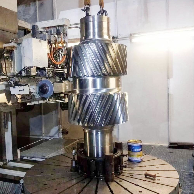 28 Module Herringbone Double Helical Gear Shaft