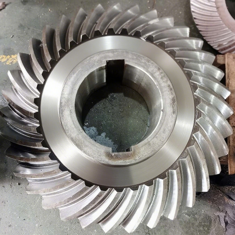 Gear Teeth Grinding Spiral Bevel Gear Set AGMA 10-11 Grade