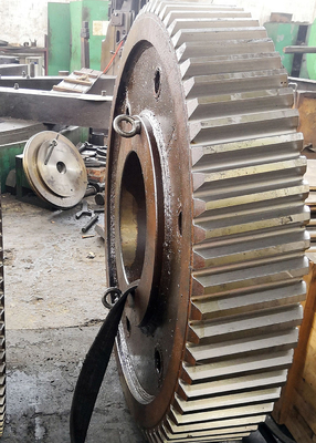8 Module Transmission Helical Tooth Gear 40XMA 42CrMo For Industrial Speed Reducer