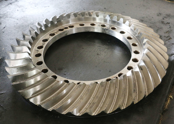 10 Module Gleason Type Spiral Bevel Gear Grinding Transmission Gear for Precision Machinery and Marine Industr
