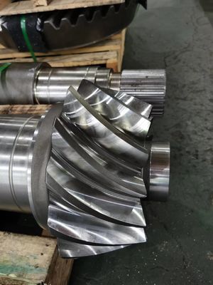 Customized Gleason Gear Milling and Teeth Grinding Process for Left Hand Spiral Bevel Gear Set