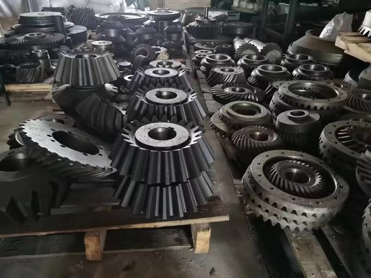 90 Degrees Straight Bevel Gears for Mining Equipment Customized