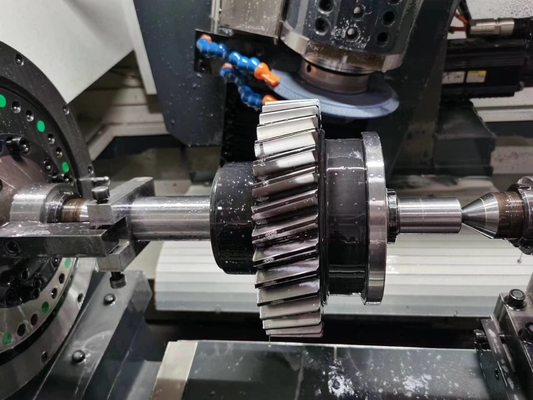 Steel Grinding Single Helical Gear High Speed Train Transmission 17CrNiMo6  ISO 6 Grade
