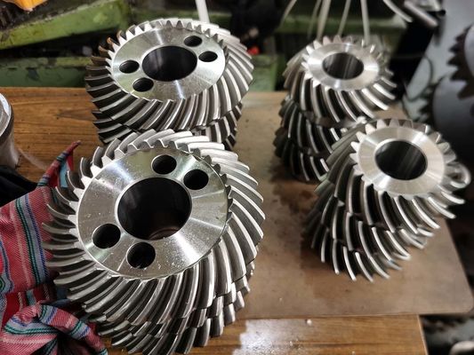 High Torque and Speed Transmission with Custom Made Spiral Bevel Gears and Precision Machining