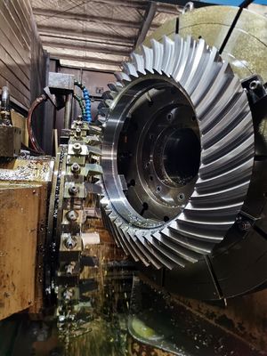 High-Precise Spiral Bevel Gears for Gearboxes in Power Transmission Systems