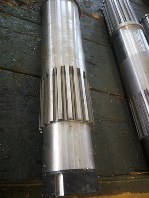 45° Helix Angle Gear Spline Shaft Alloy Steel With Ra0.4 Roughness