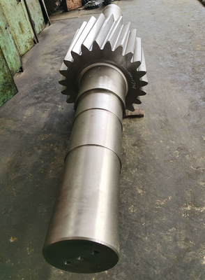 17 Module ISO 6-7 Grade Left Hand Helical Transmission Gear Shaft