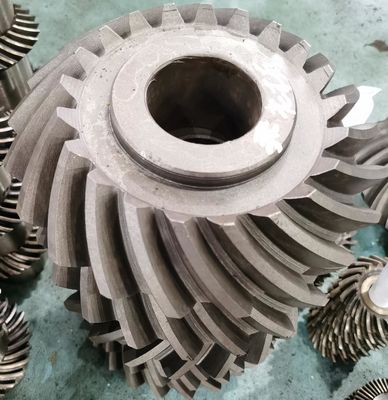 Customized Grinding Spiral Bevel Gears with 16.477 Module for Dual-Side Transmission Box