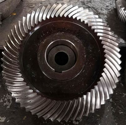 Spiral Bevel Gear With Gleason Gear Profile Type For Custom Made Power