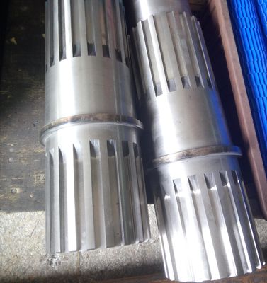 Long-Lasting 58-62 HRC Surface Hardness Spiral Bevel Gears with Spline Type and Spline Milling