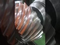 Right Hand Spiral Bevel Gear Shaft 6.5 Module 503mm Length